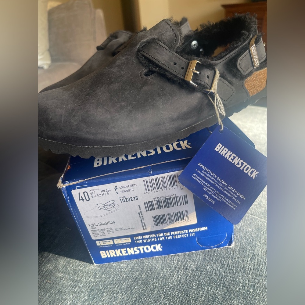 NEW Birkenstock- Tokio Shearling ladies 9-9.5